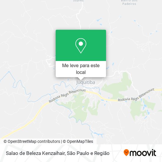 Salao de Beleza Kenzaihair mapa