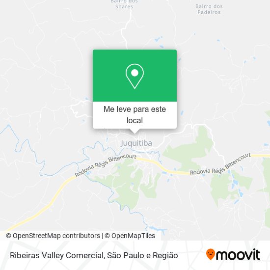 Ribeiras Valley Comercial mapa