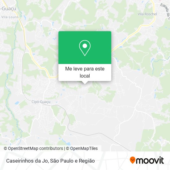 Caseirinhos da Jo mapa