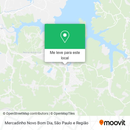 Mercadinho Novo Bom Dia mapa