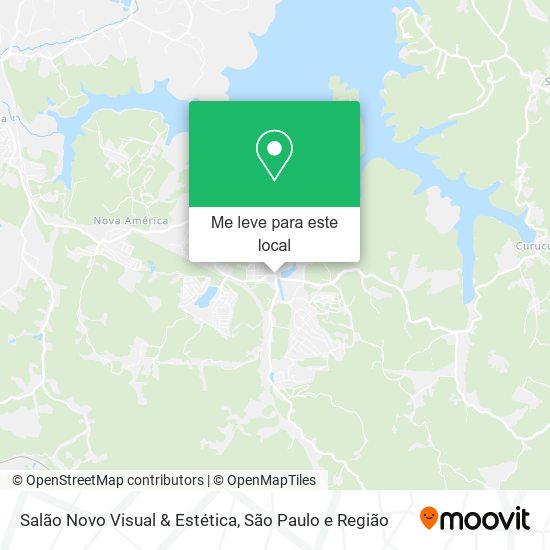 Salão Novo Visual & Estética mapa