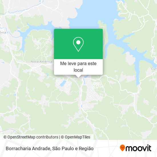 Borracharia Andrade mapa
