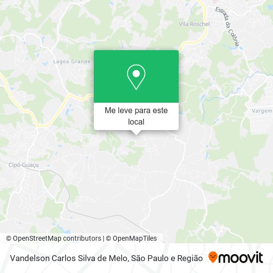 Vandelson Carlos Silva de Melo mapa