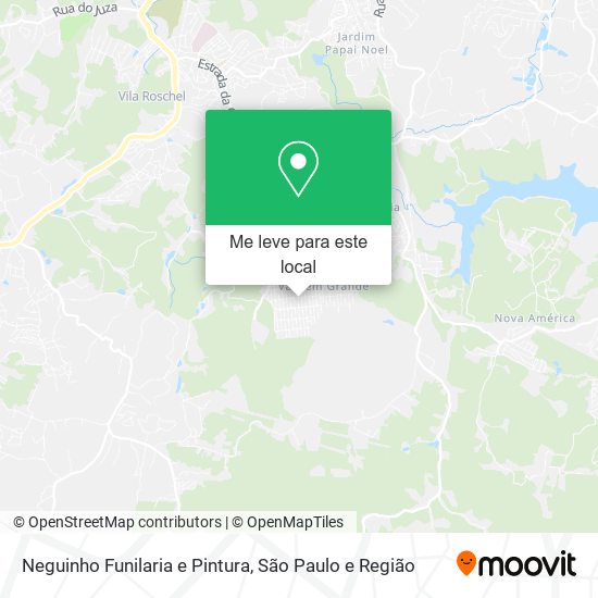 Neguinho Funilaria e Pintura mapa