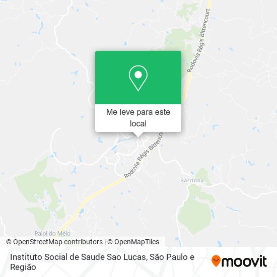 Instituto Social de Saude Sao Lucas mapa