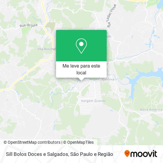 Sill Bolos Doces e Salgados mapa