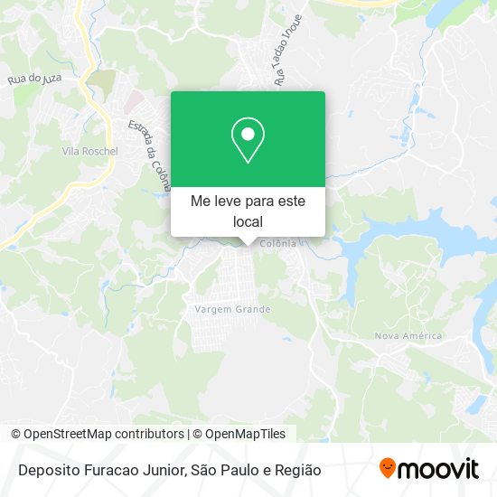Deposito Furacao Junior mapa