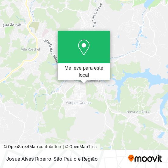 Josue Alves Ribeiro mapa