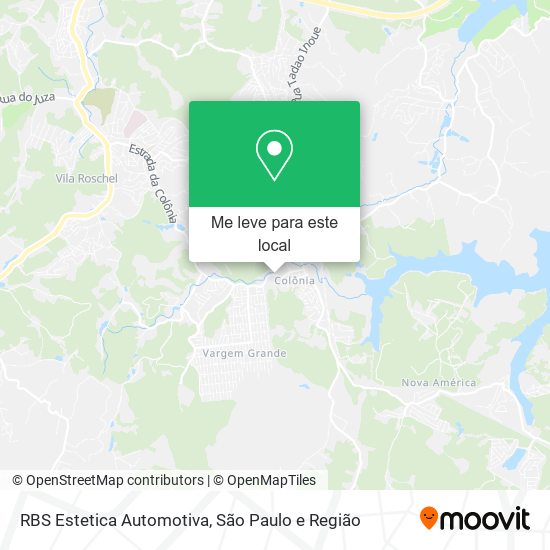 RBS Estetica Automotiva mapa