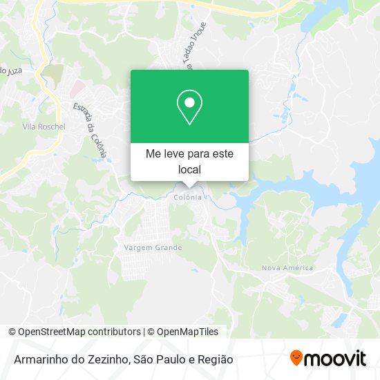 Armarinho do Zezinho mapa