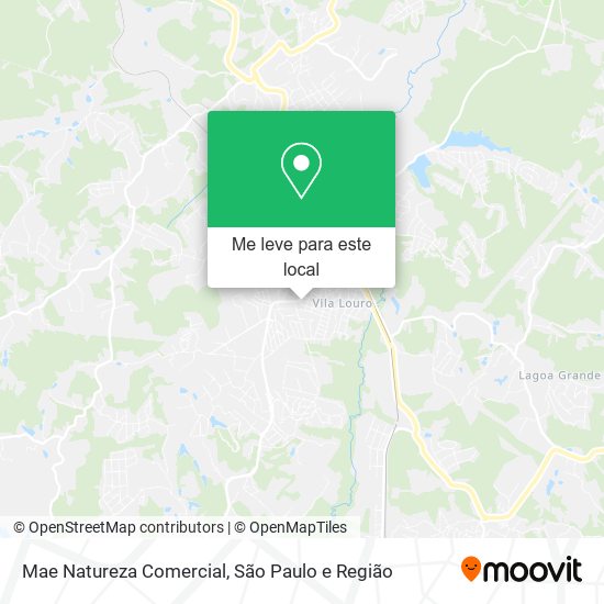 Mae Natureza Comercial mapa