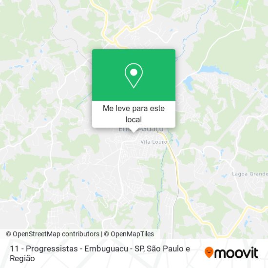 11 - Progressistas - Embuguacu - SP mapa