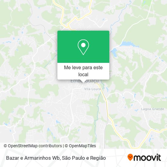 Bazar e Armarinhos Wb mapa