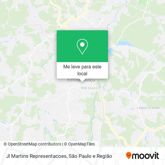 Jl Martins Representacoes mapa