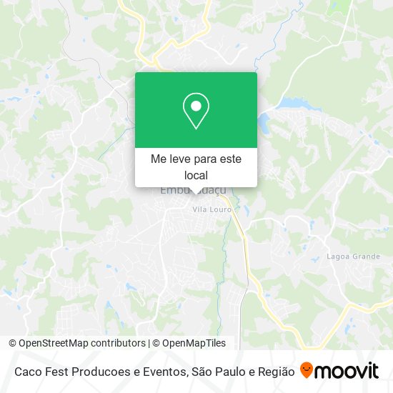 Caco Fest Producoes e Eventos mapa