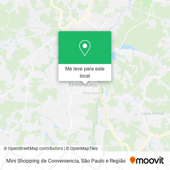 Mini Shopping de Conveniencia mapa