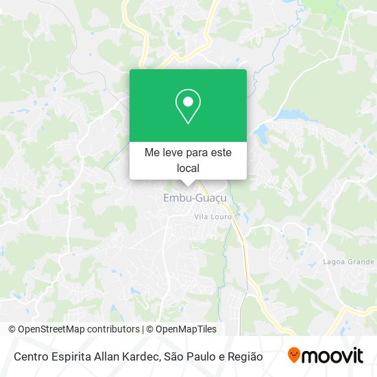 Centro Espirita Allan Kardec mapa
