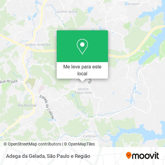 Adega da Gelada mapa