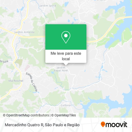 Mercadinho Quatro R mapa