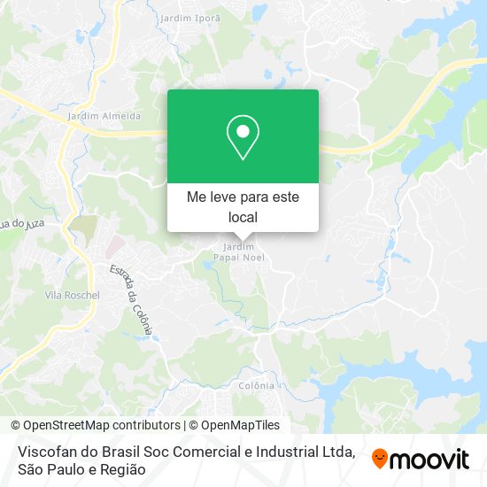 Viscofan do Brasil Soc Comercial e Industrial Ltda mapa