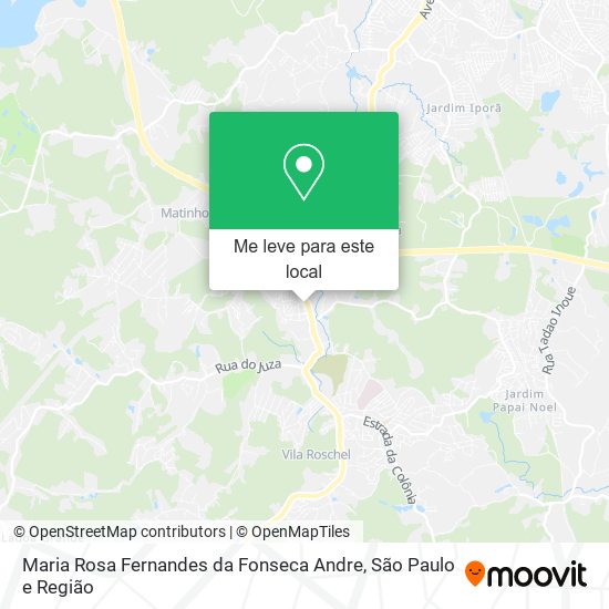 Maria Rosa Fernandes da Fonseca Andre mapa
