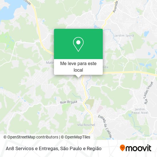 An8 Servicos e Entregas mapa