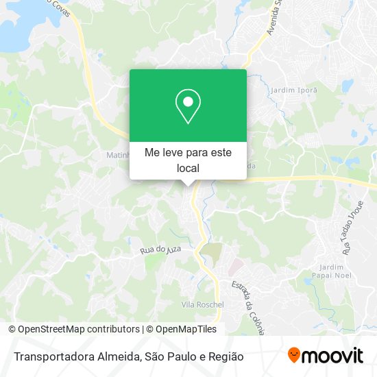 Transportadora Almeida mapa