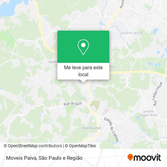 Moveis Paiva mapa