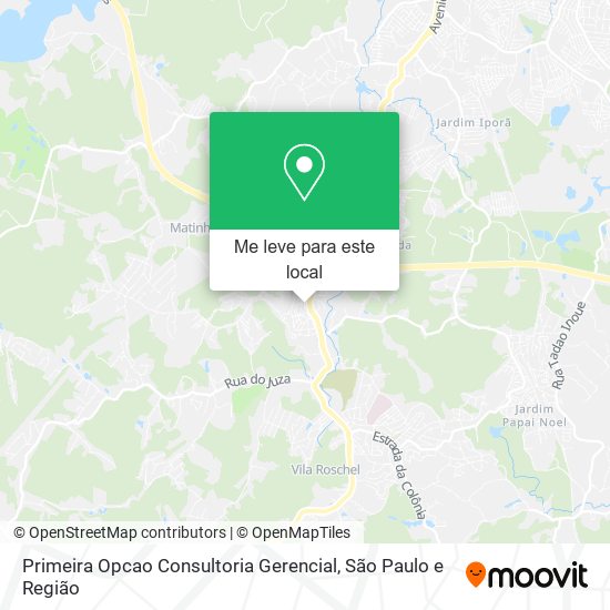 Primeira Opcao Consultoria Gerencial mapa