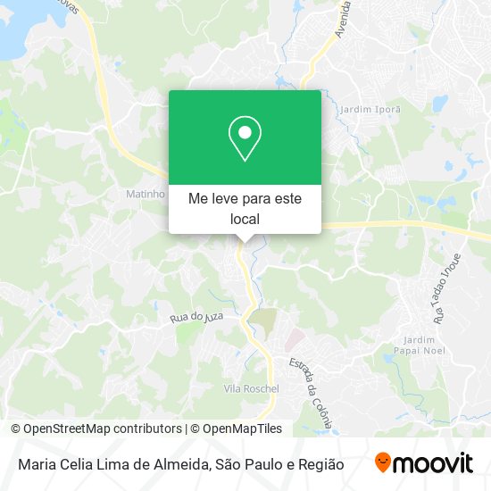 Maria Celia Lima de Almeida mapa