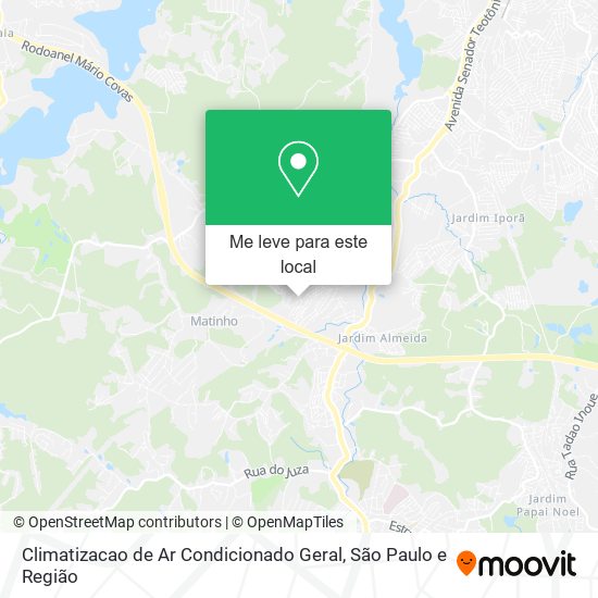 Climatizacao de Ar Condicionado Geral mapa