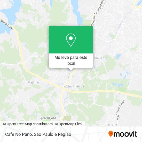 Café No Pano mapa
