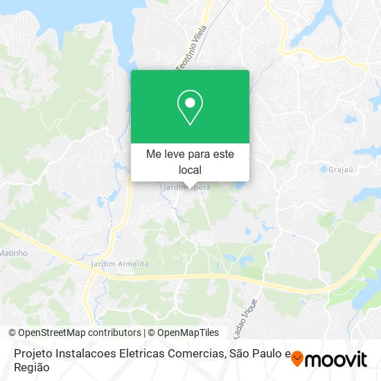 Projeto Instalacoes Eletricas Comercias mapa