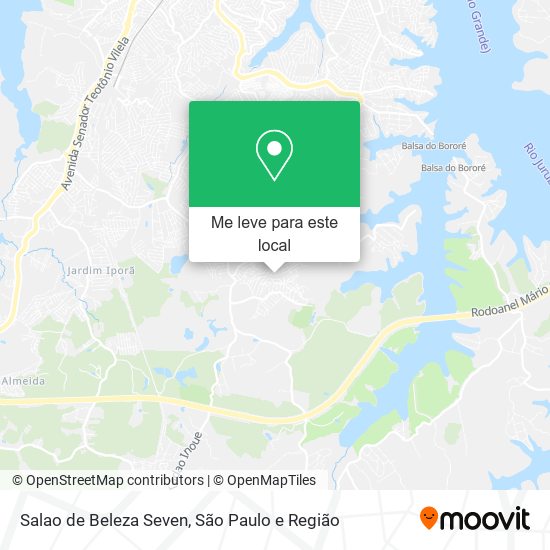 Salao de Beleza Seven mapa