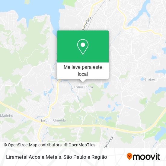 Lirametal Acos e Metais mapa