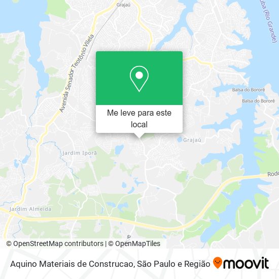 Aquino Materiais de Construcao mapa