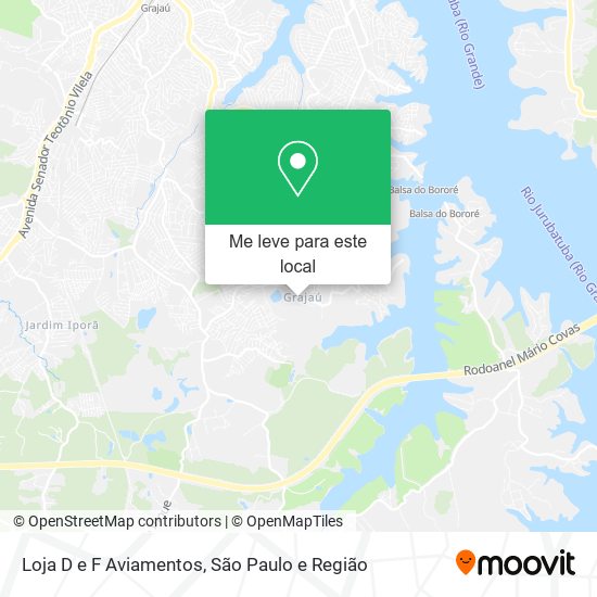 Loja D e F Aviamentos mapa