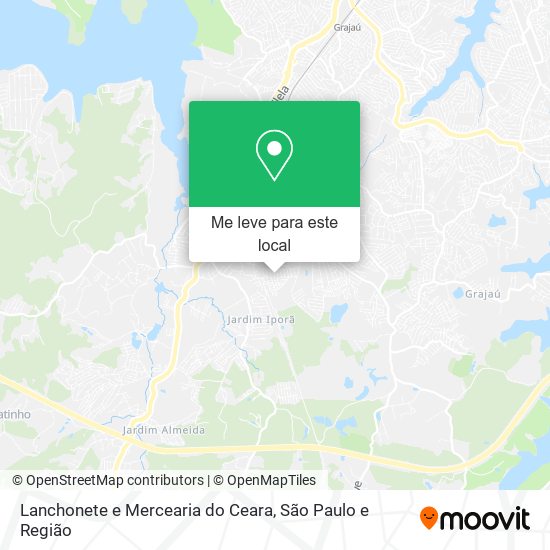 Lanchonete e Mercearia do Ceara mapa