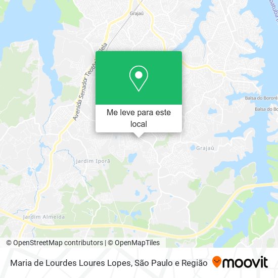 Maria de Lourdes Loures Lopes mapa