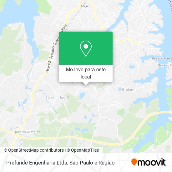 Prefunde Engenharia Ltda mapa