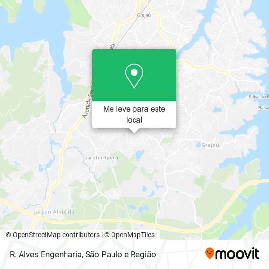 R. Alves Engenharia mapa