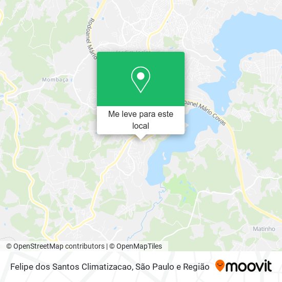 Felipe dos Santos Climatizacao mapa