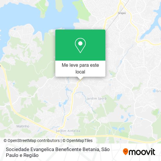 Sociedade Evangelica Beneficente Betania mapa