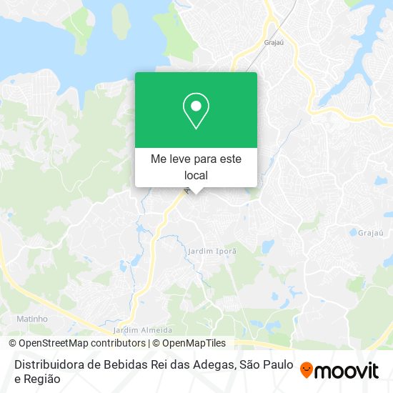 Distribuidora de Bebidas Rei das Adegas mapa