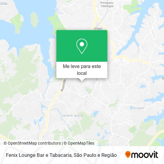 Fenix Lounge Bar e Tabacaria mapa