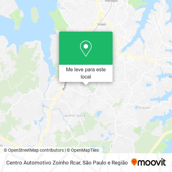 Centro Automotivo Zoinho Rcar mapa