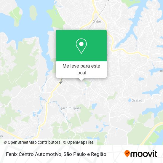 Fenix Centro Automotivo mapa