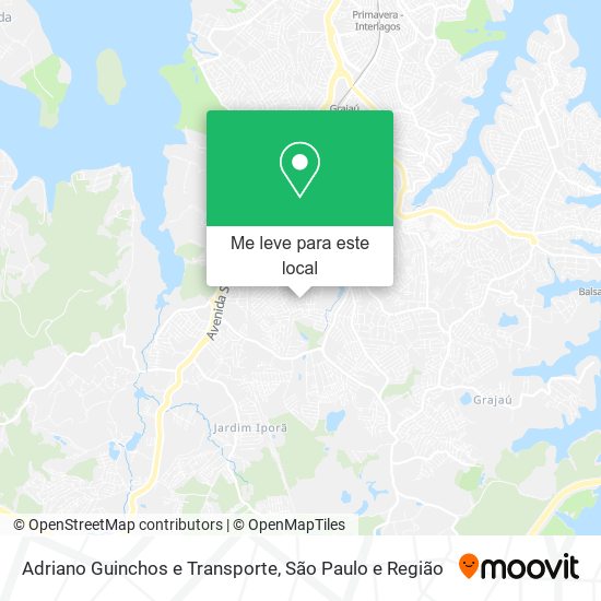 Adriano Guinchos e Transporte mapa