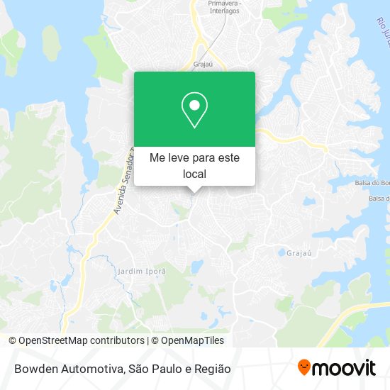 Bowden Automotiva mapa