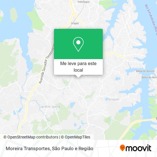 Moreira Transportes mapa